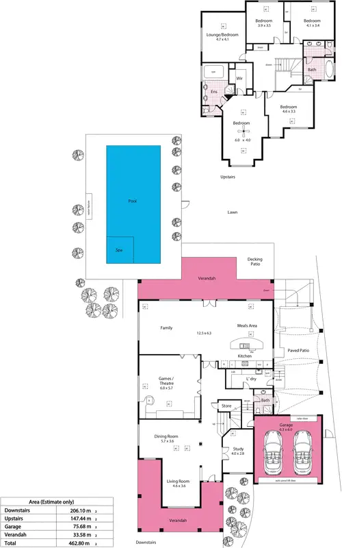 Floorplan of Homely house listing, 26 Linfield Avenue, Belair SA 5052