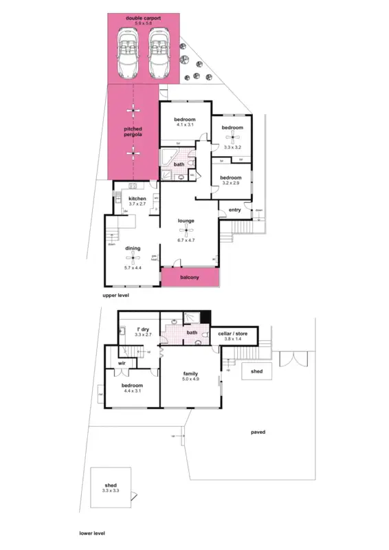 Floorplan of Homely house listing, 22 Laffers Road, Glenalta SA 5052