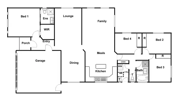 Floorplan of Homely house listing, 8 Elliman Street, Gungahlin ACT 2912