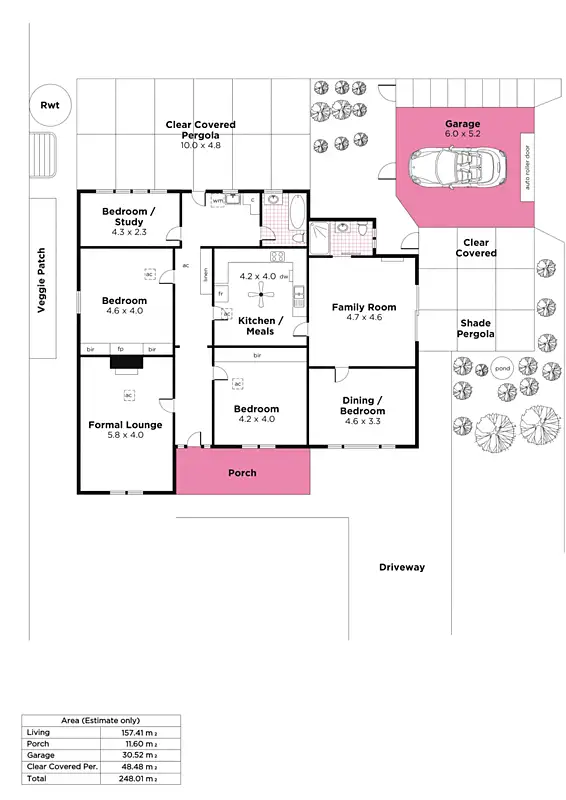 Floorplan of Homely house listing, 22 Kingston Avenue, Daw Park SA 5041