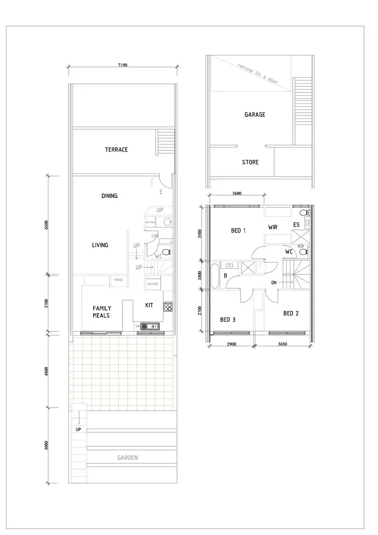 Floorplan of Homely townhouse listing, 85 Rowe Place, Swinger Hill ACT 2606