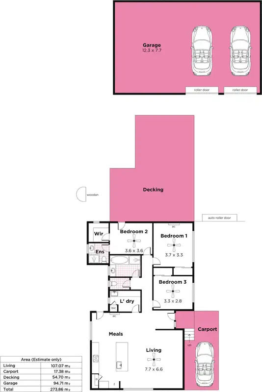 Floorplan of Homely house listing, 8 Fowler Street, Seaview Downs SA 5049