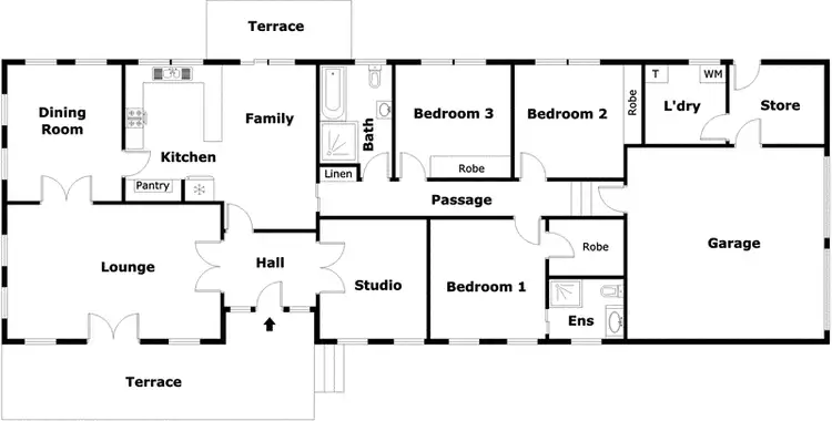 Floorplan of Homely house listing, 23 Wilkins Street, Mawson ACT 2607