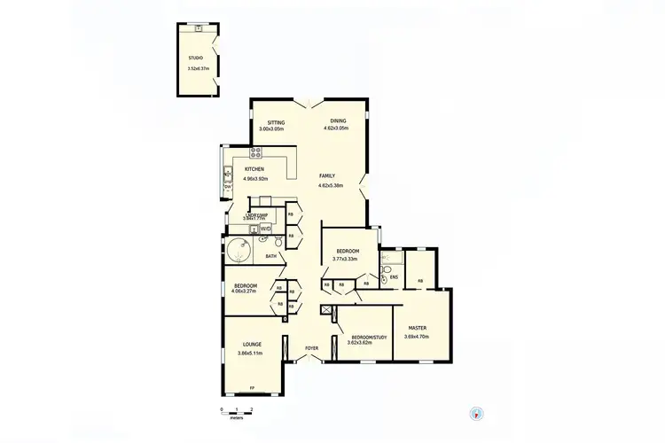 Floorplan of Homely house listing, 4 Belmore  Gardens, Barton ACT 2600