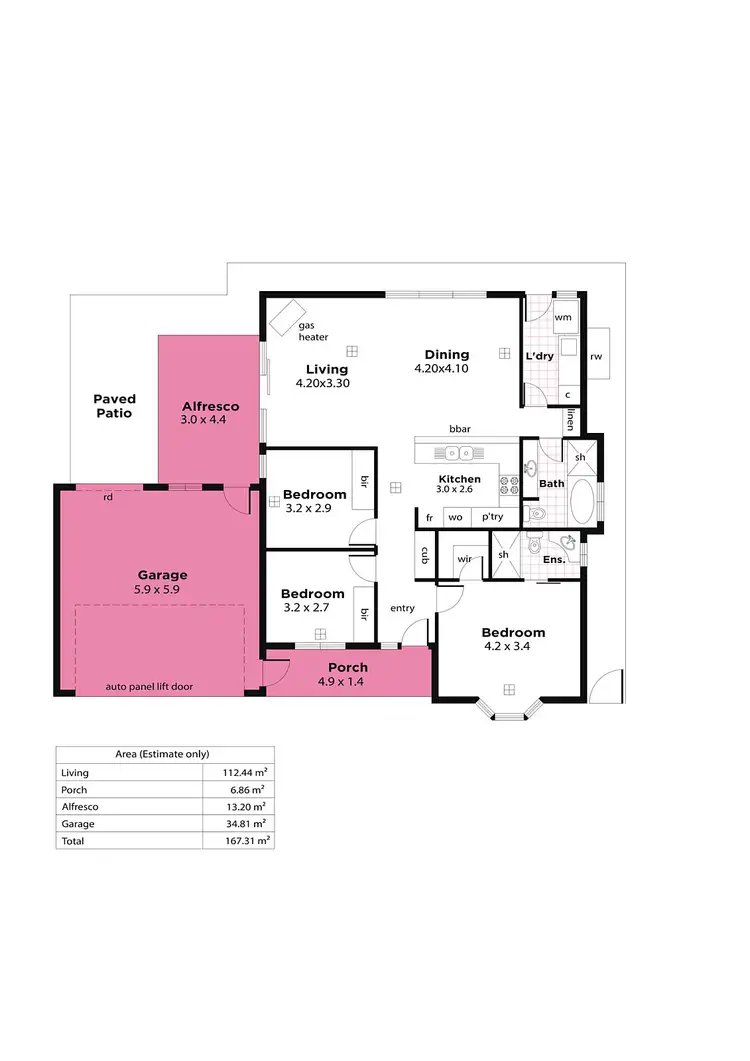 Floorplan of Homely house listing, 19 Winton Avenue, Warradale SA 5046