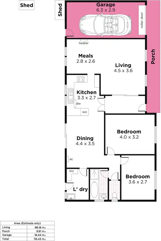 Floorplan of Homely house listing, 11A Ferris Street, Magill SA 5072
