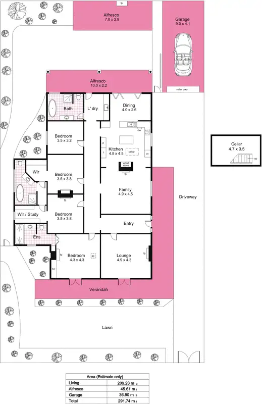 Floorplan of Homely house listing, 100 Ledger Road, Woodville South SA 5011