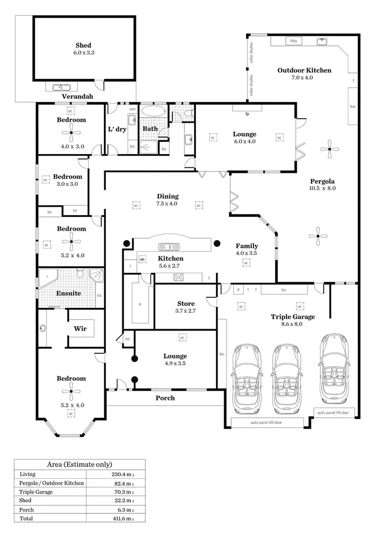 Floorplan of Homely house listing, 191A Montacute Road, Newton SA 5074