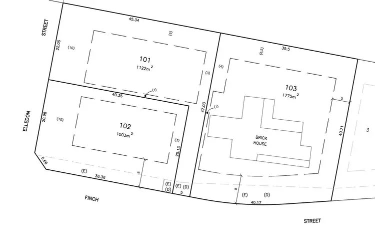 Floorplan of Homely land listing, Lot 102 Finch Street, Bungendore NSW 2621