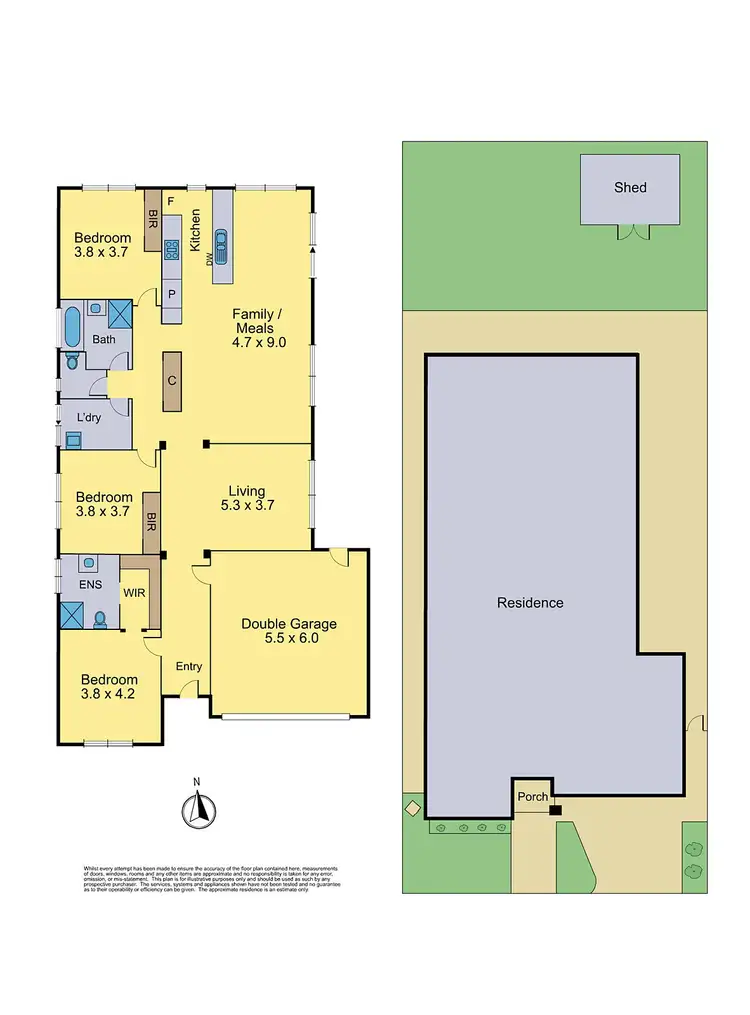 Floorplan of Homely house listing, 8 Coolibah Street, Doreen VIC 3754