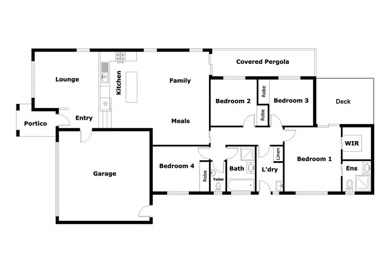 Floorplan of Homely house listing, 33 Bilin Bilin Street, Bonner ACT 2914