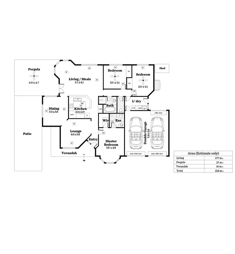 Floorplan of Homely house listing, 5 Hampstead Avenue, Highgate SA 5063