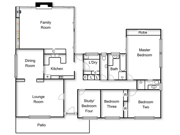 Floorplan of Homely house listing, 40 Norman Place, Deakin ACT 2600