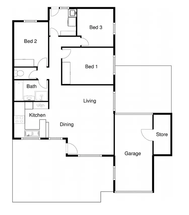 Floorplan of Homely house listing, 27 Yarrawonga Street, Ngunnawal ACT 2913
