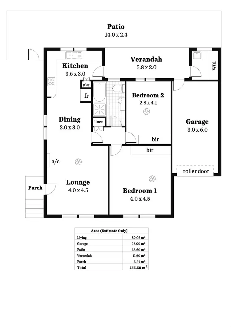 Floorplan of Homely unit listing, 3/9 Fowlers Road, Glenunga SA 5064