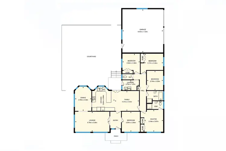Floorplan of Homely house listing, 98 Alfred Hill Drive, Melba ACT 2615