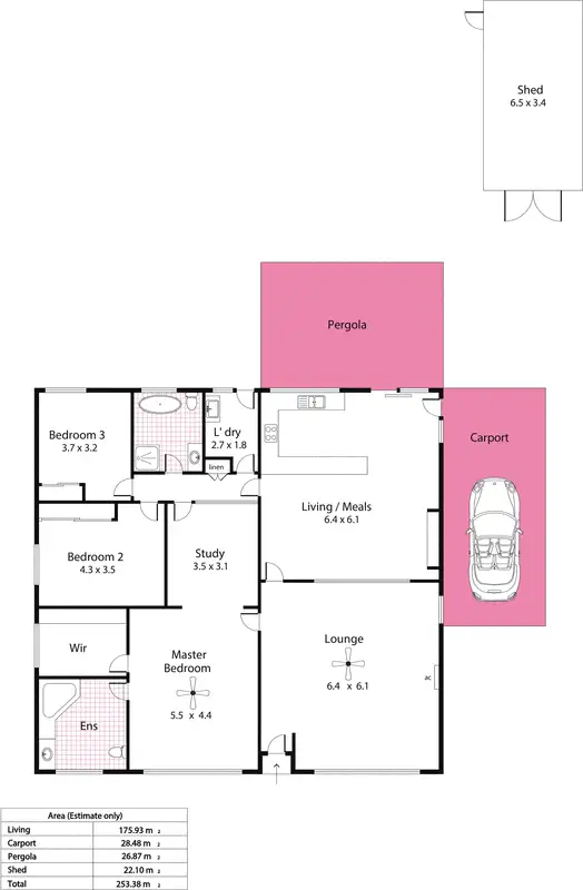 Floorplan of Homely house listing, 20 Corella Avenue, Glenalta SA 5052