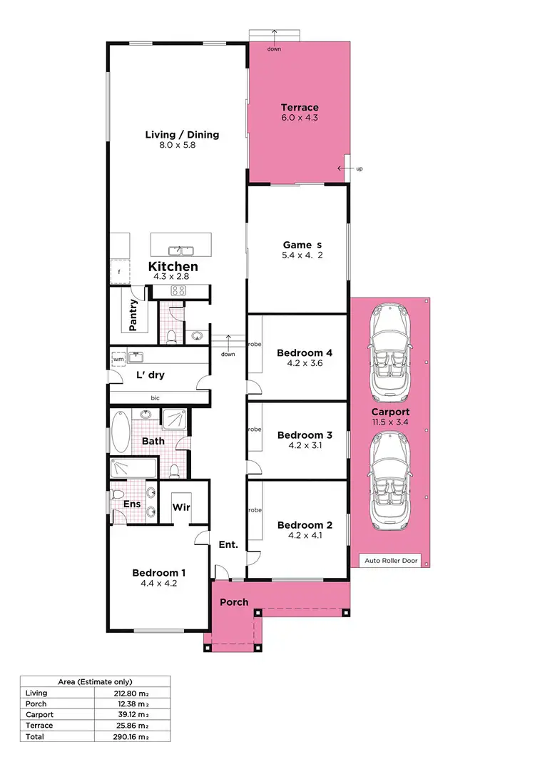 Floorplan of Homely house listing, 45 Briant Road, Magill SA 5072