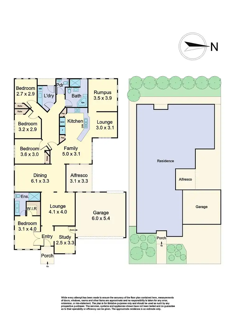 Floorplan of Homely house listing, 35 Greig Drive, Mernda VIC 3754