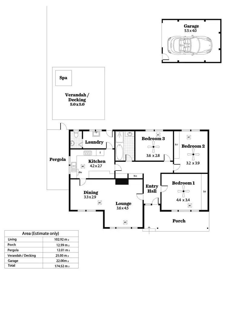 Floorplan of Homely house listing, 1 Maitland Terrace, Seacliff SA 5049