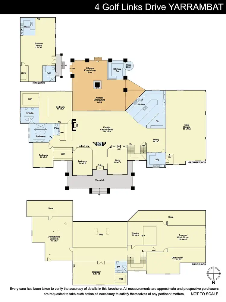 Floorplan of Homely house listing, 4 Golf Links Drive, Yarrambat VIC 3091