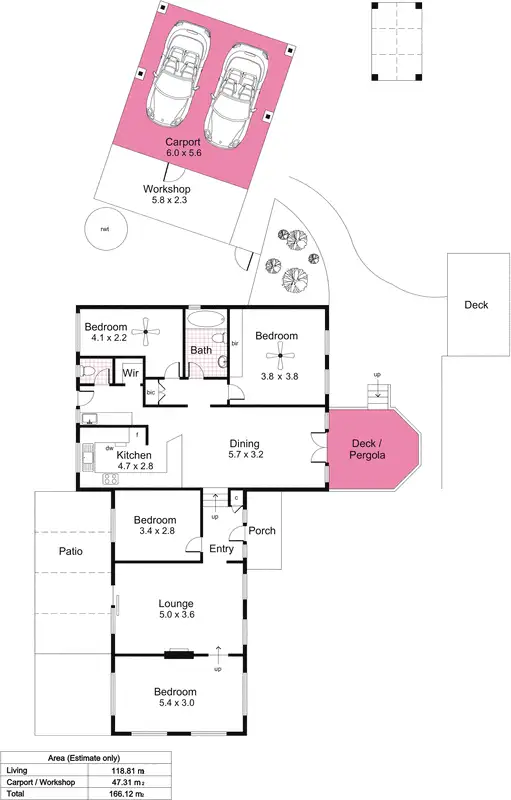 Floorplan of Homely house listing, 268 Sturt Valley Road, Upper Sturt SA 5156