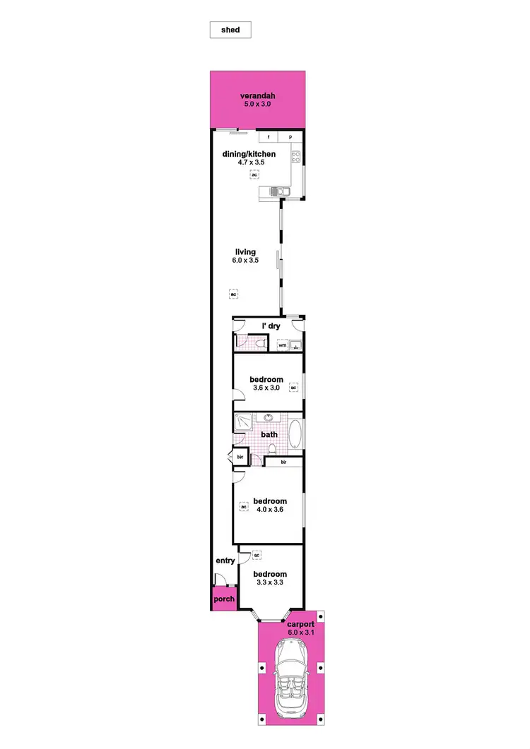 Floorplan of Homely house listing, 1C Roebuck Street, Mile End SA 5031