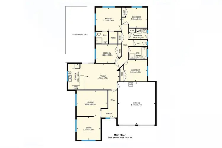 Floorplan of Homely house listing, 22 Ian Potter Crescent, Gungahlin ACT 2912