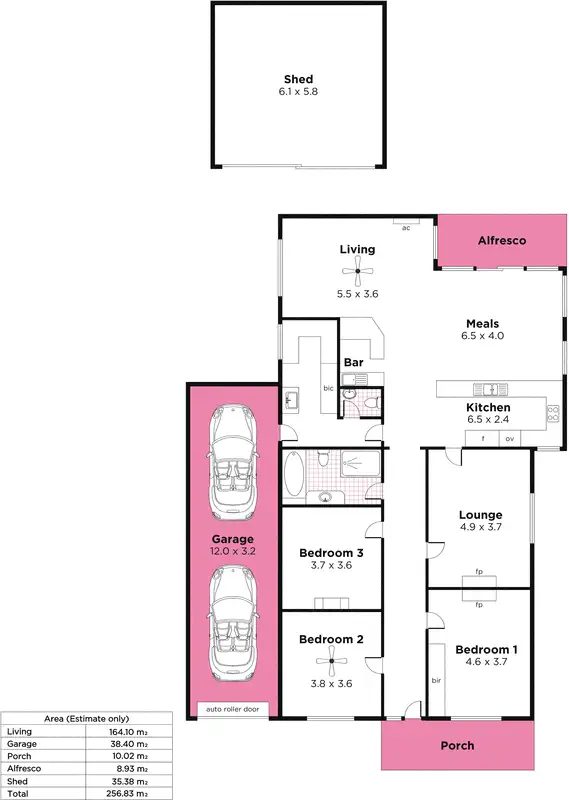 Floorplan of Homely house listing, 60 Lincoln Street, Largs Bay SA 5016