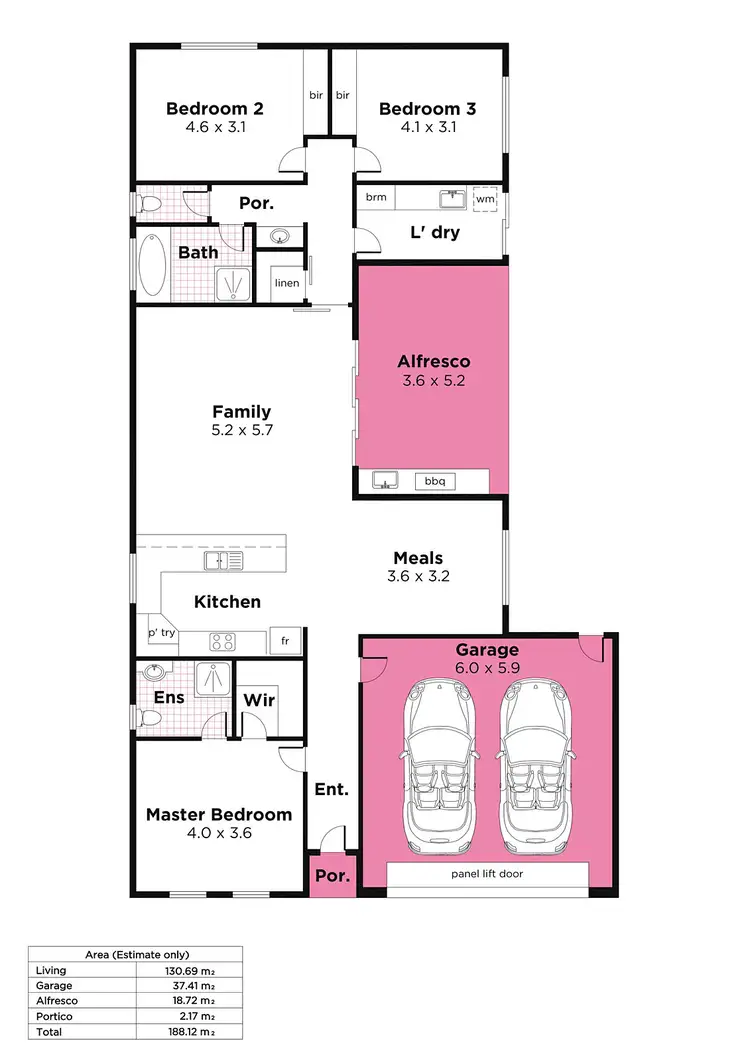 Floorplan of Homely house listing, 9 Worrall Street, Moonta Bay SA 5558