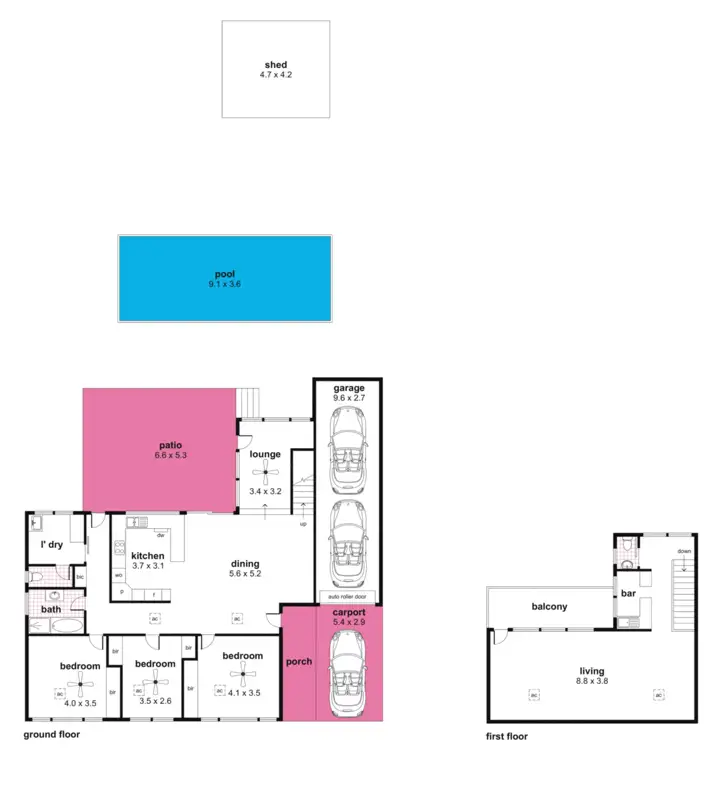 Floorplan of Homely house listing, 14 Boothby Street, Panorama SA 5041