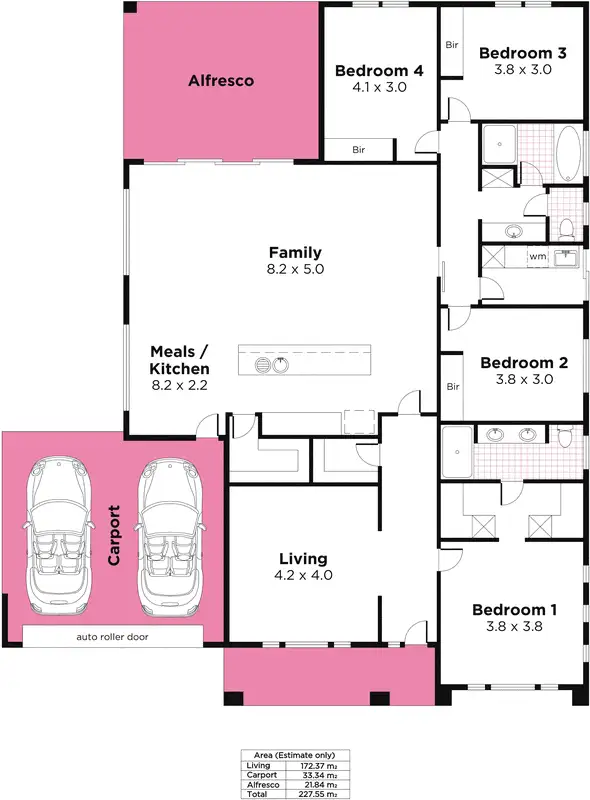 Floorplan of Homely house listing, 5 Swinden Crescent, Blakeview SA 5114