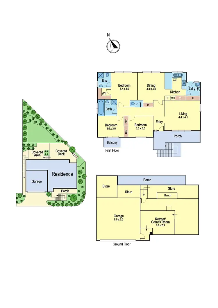 Floorplan of Homely unit listing, 6/1333 Main Road, Eltham VIC 3095