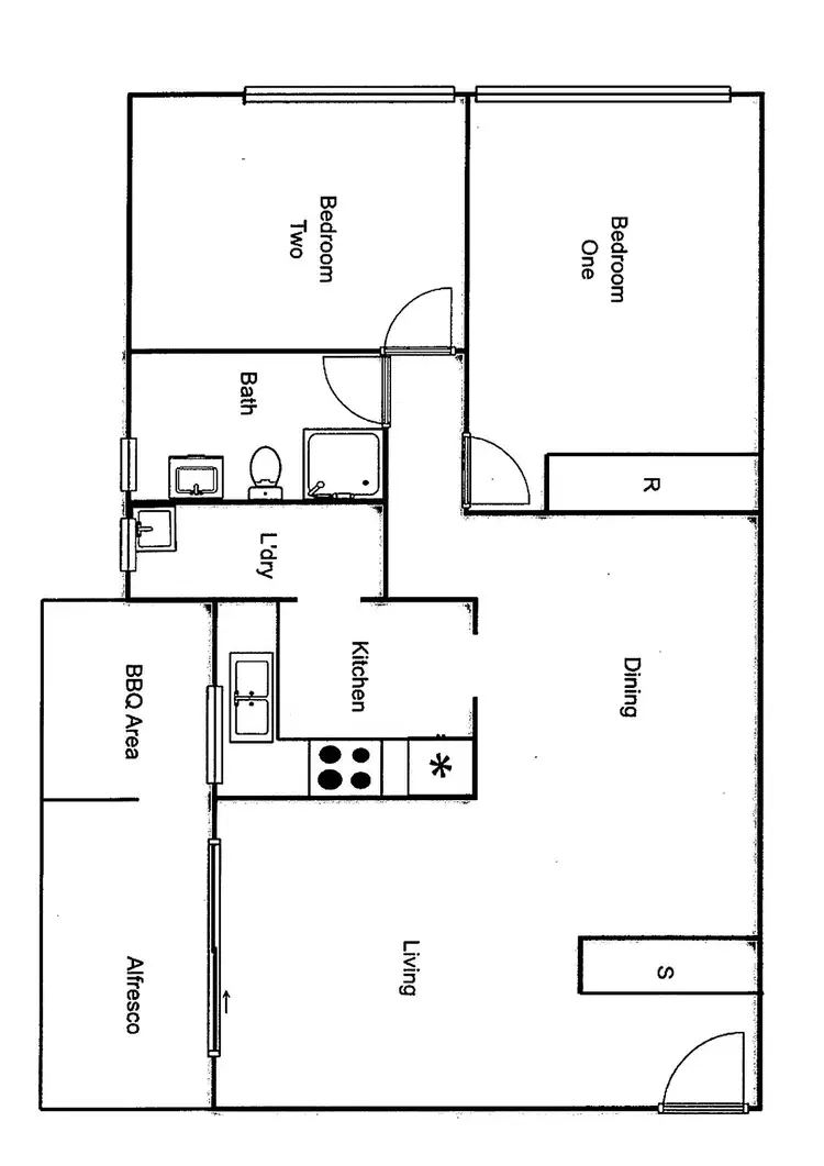 Floorplan of Homely apartment listing, 17/99 Canberra Avenue, Griffith ACT 2603