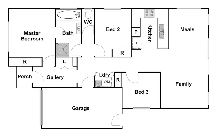 Floorplan of Homely house listing, 26 Gwen Meredith Loop, Franklin ACT 2913