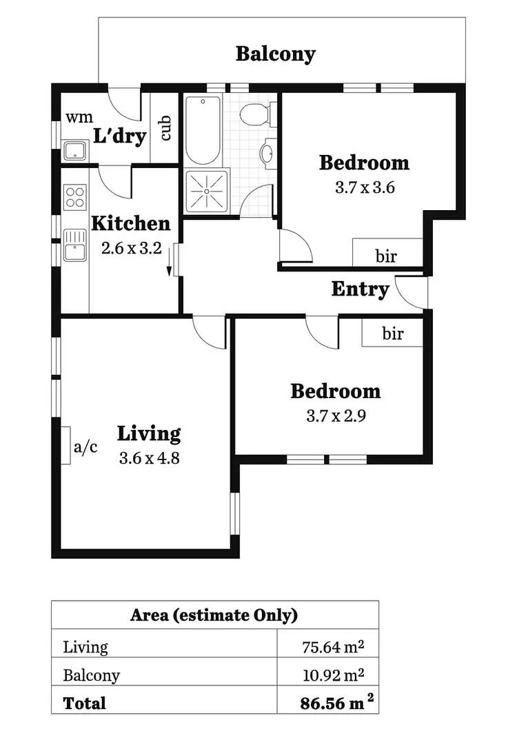 Floorplan of Homely unit listing, 19/27 Tudor Street, Dulwich SA 5065