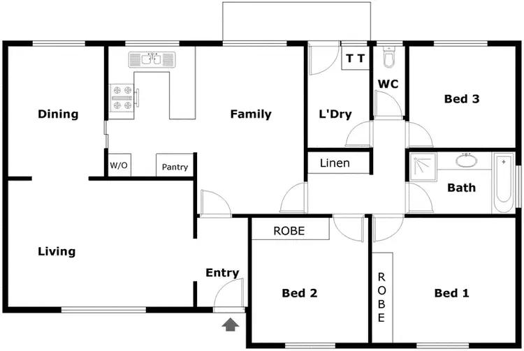 Floorplan of Homely house listing, 32 Falkiner Place, Macarthur ACT 2904