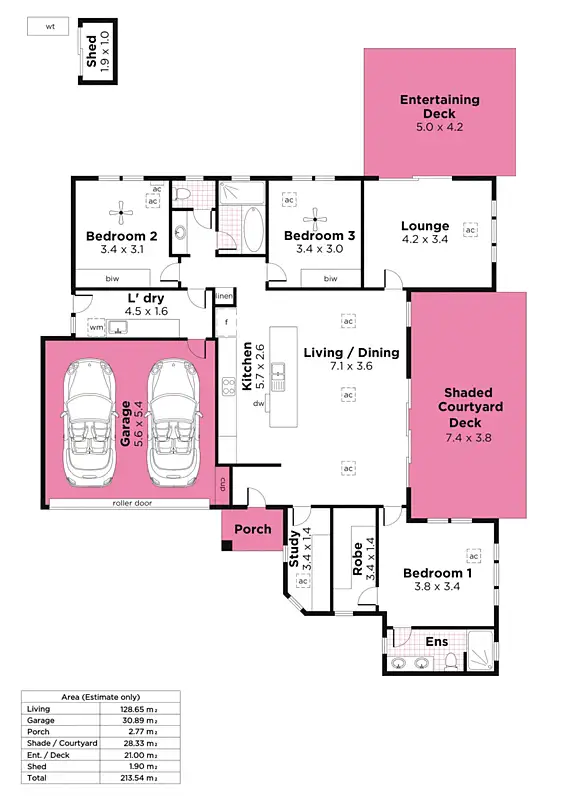 Floorplan of Homely house listing, 42A Seaforth Avenue, Somerton Park SA 5044