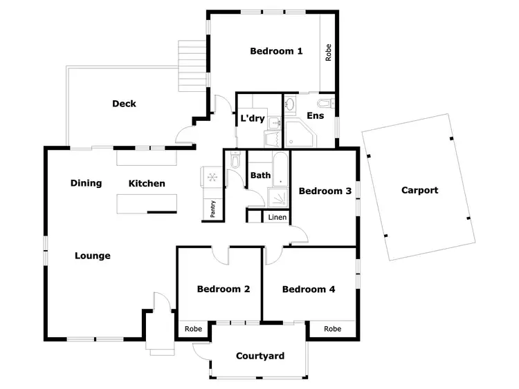 Floorplan of Homely house listing, 14 Maidment Place, Kambah ACT 2902