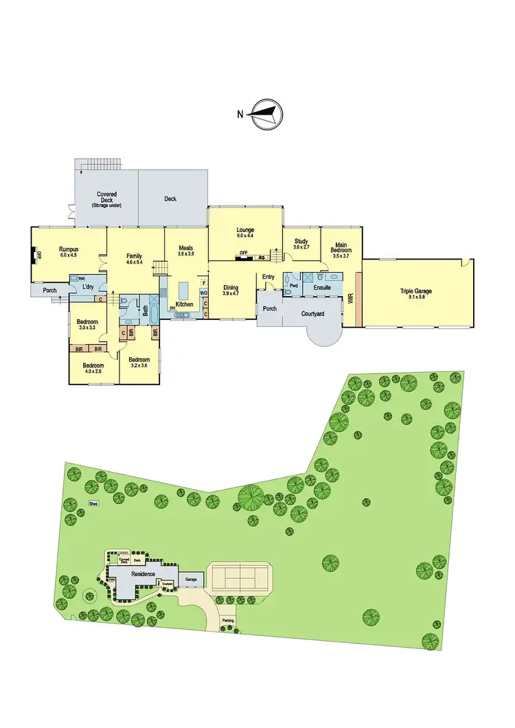 Floorplan of Homely house listing, 68 Mclennans Road, Plenty VIC 3090