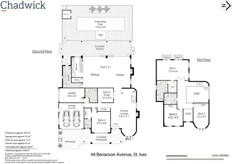 Floorplan of Homely house listing, 44 Benaroon Avenue, St Ives NSW 2075