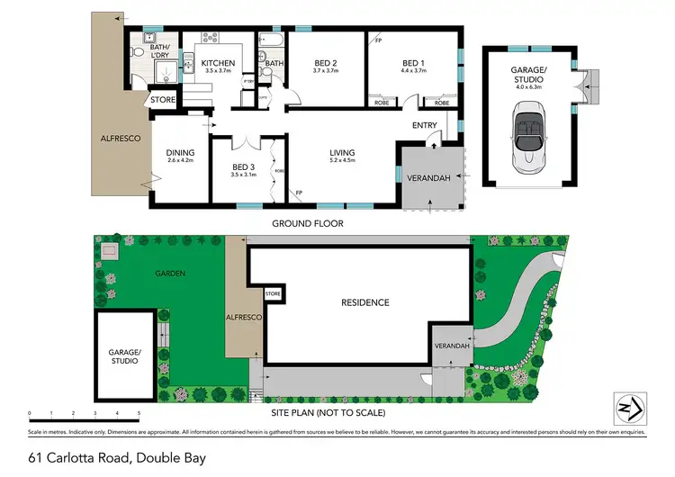 Floorplan of Homely house listing, 61 Carlotta Road, Double Bay NSW 2028