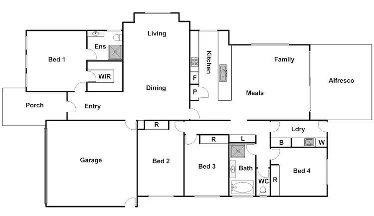 Floorplan of Homely house listing, 34 Megalong Crescent, Harrison ACT 2914