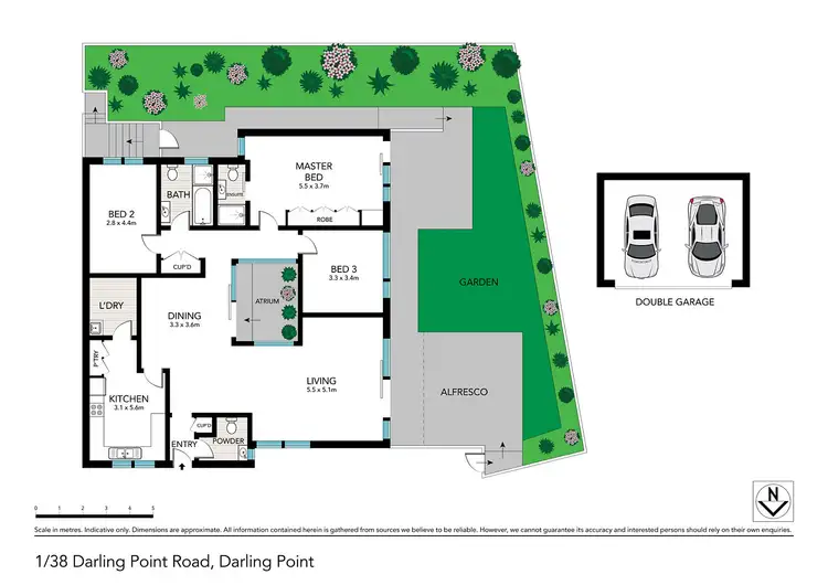 Floorplan of Homely apartment listing, 1/38 Darling Point Road, Darling Point NSW 2027