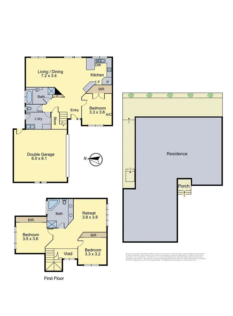 Floorplan of Homely townhouse listing, 3/10 Main Road, Lower Plenty VIC 3093