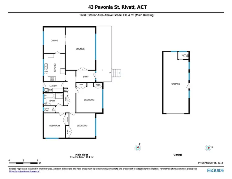 Floorplan of Homely house listing, 43 Pavonia Street, Rivett ACT 2611