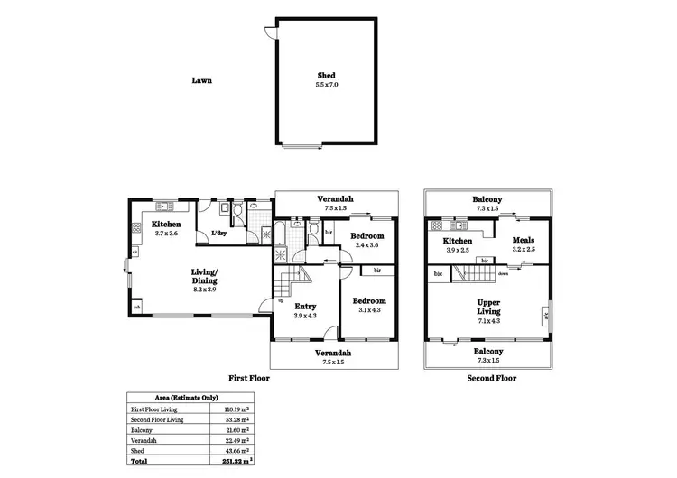 Floorplan of Homely house listing, 3 Seaview Road, Port Elliot SA 5212