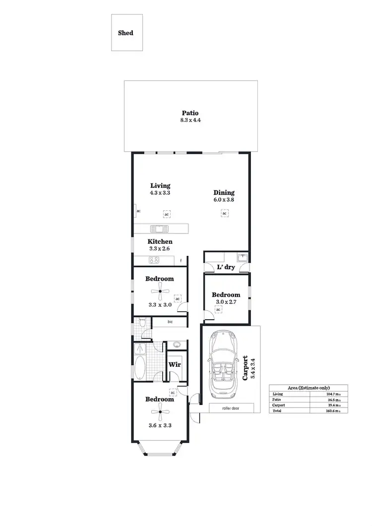 Floorplan of Homely house listing, 37 Van Leeuwen  Drive, Pooraka SA 5095