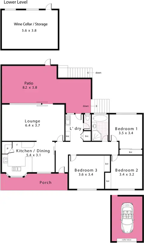 Floorplan of Homely house listing, 15 Landseer Crescent, Dernancourt SA 5075