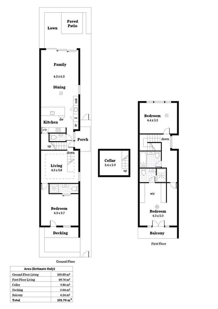 Floorplan of Homely house listing, 110 South Terrace, Adelaide SA 5000